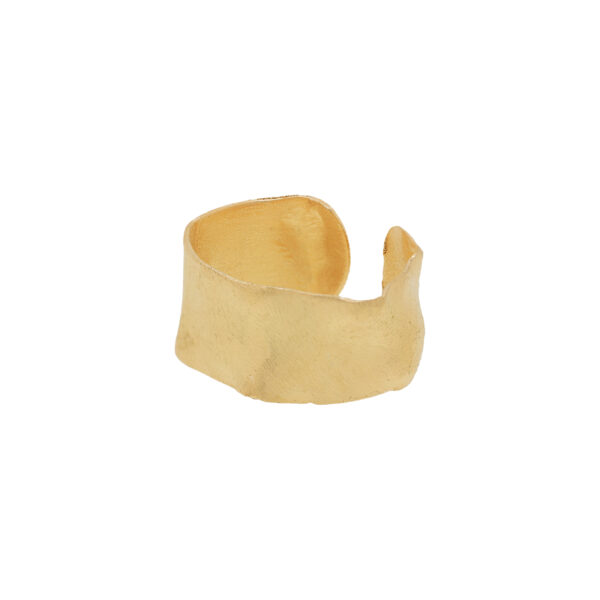 Persia hoop handcrafted 18 kt gold plated.