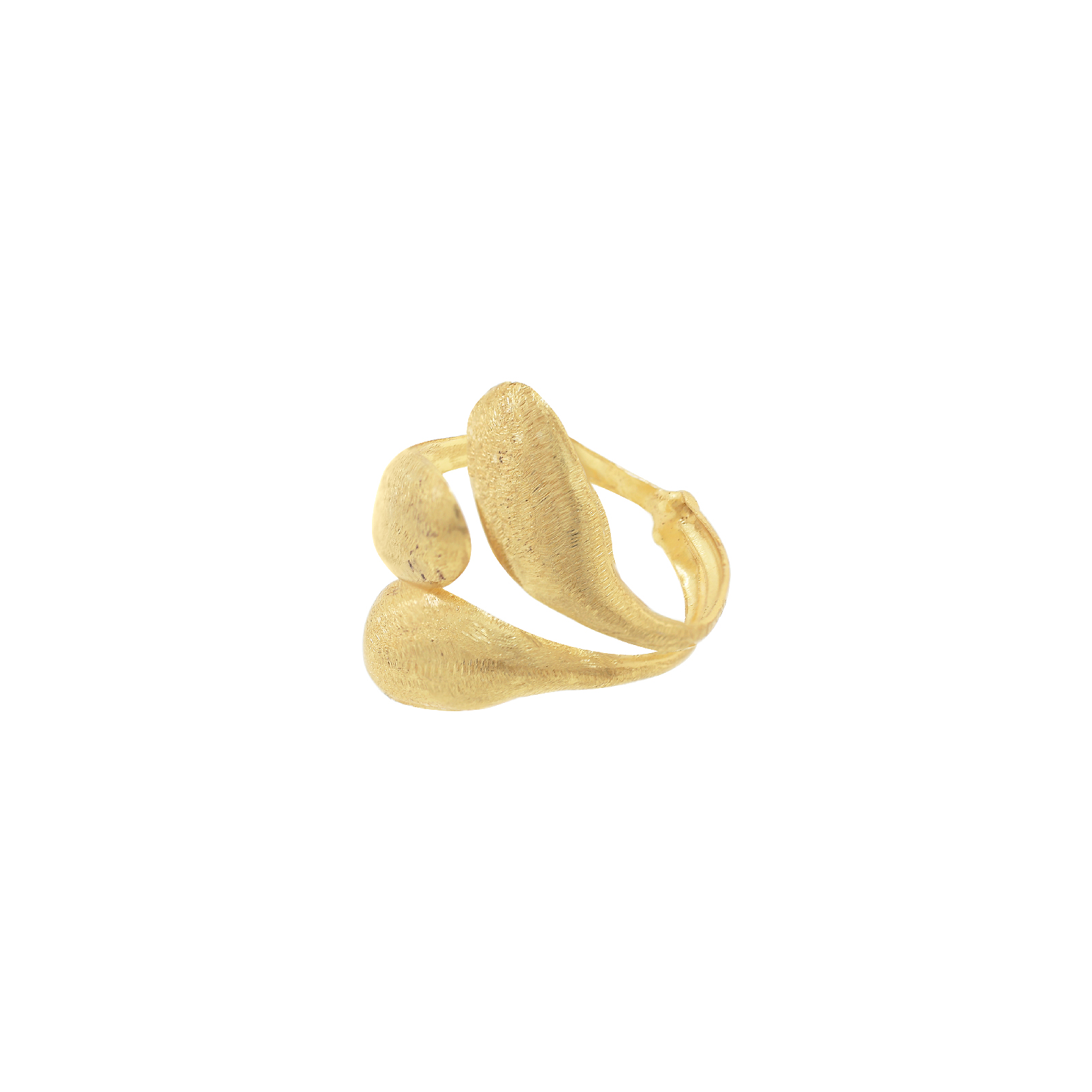 Anillo gota cruzado 3 piezas talla universal