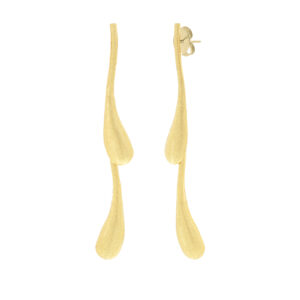 3-piece articulated drop earring in 18K gold