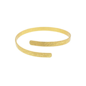 Thin open cross bracelet with laser-cut design