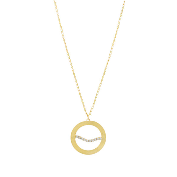 Small wave necklace