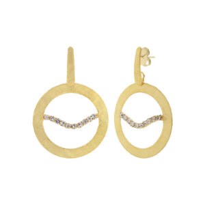Medium wave earring