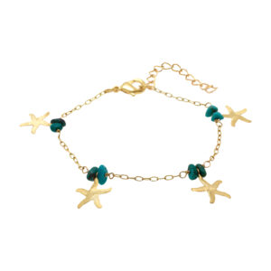 Pulsera Estrellas de Mar turquesa