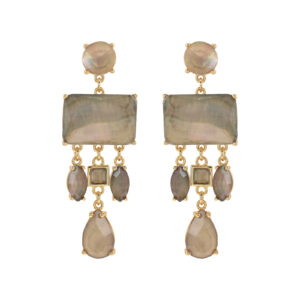 FANTASY FACETED CRYSTAL EARRING