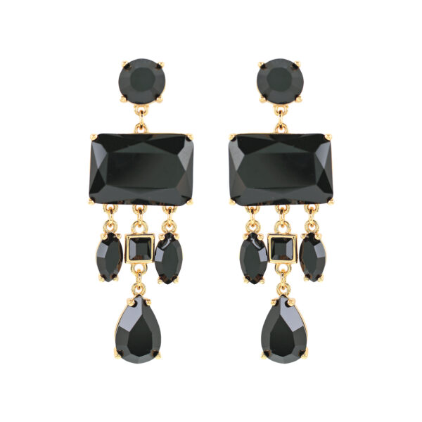 FANTASY FACETED CRYSTAL EARRING