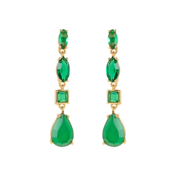 FANTASY FACETED CRYSTAL EARRING