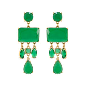 FANTASY FACETED CRYSTAL EARRING