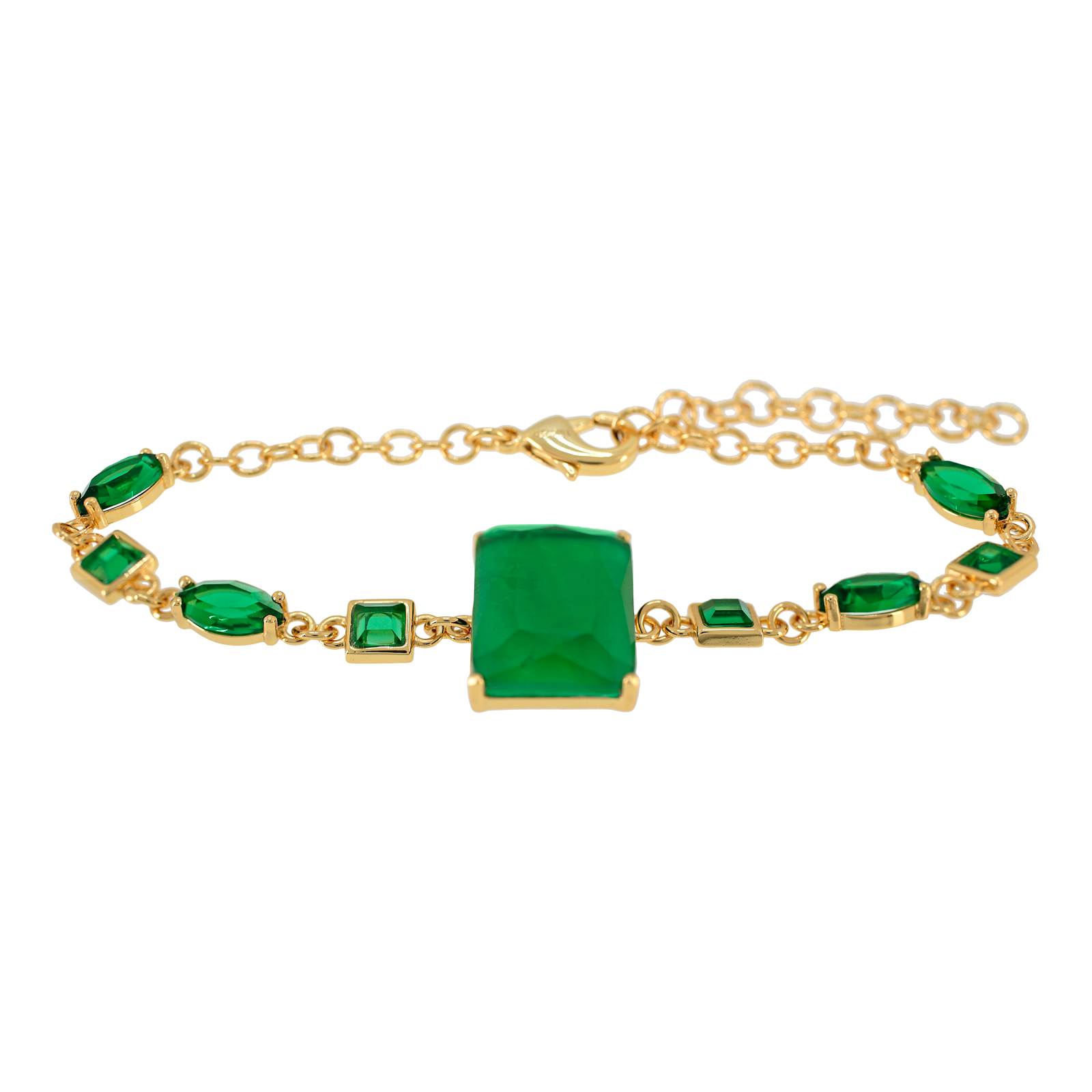 FANTASY BRACELET WITH FACETED CRYSTALS