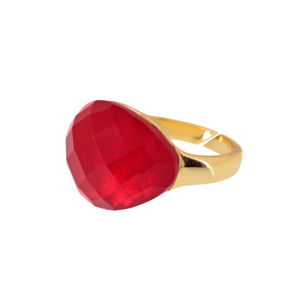 ANILLO TALLA UNIVERSAL DE CRISTAL FACETADO