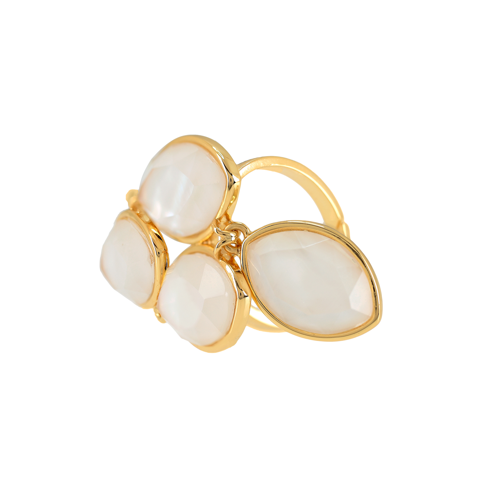 MOBILE RING UNIVERSAL SIZE FACETED CRYSTAL