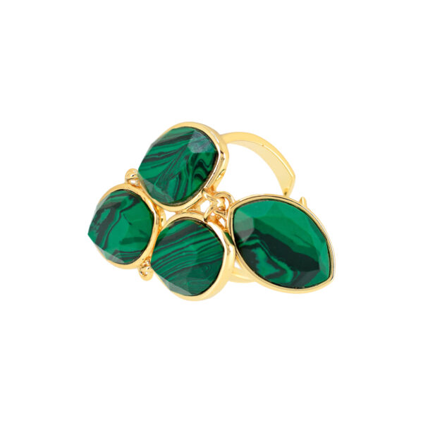 MOBILE RING UNIVERSAL SIZE FACETED CRYSTAL