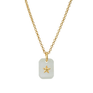 NECKLACE WITH STAR WITH CRYSTAL