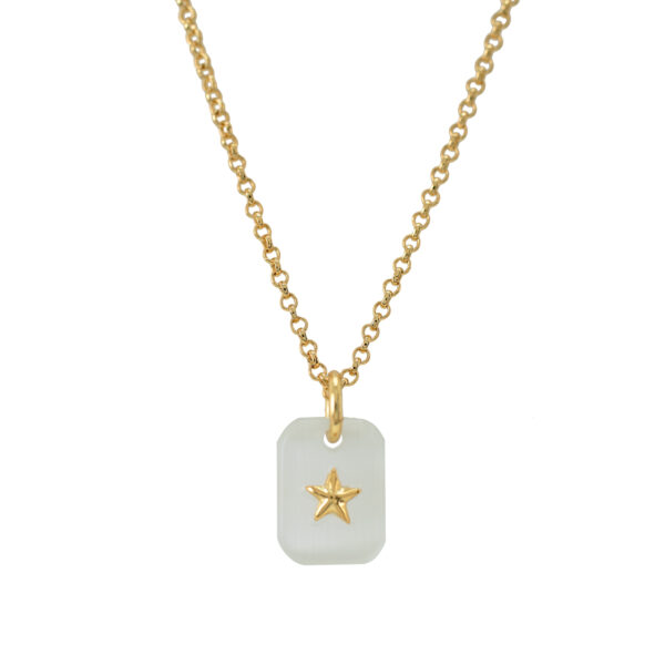 NECKLACE WITH STAR WITH CRYSTAL