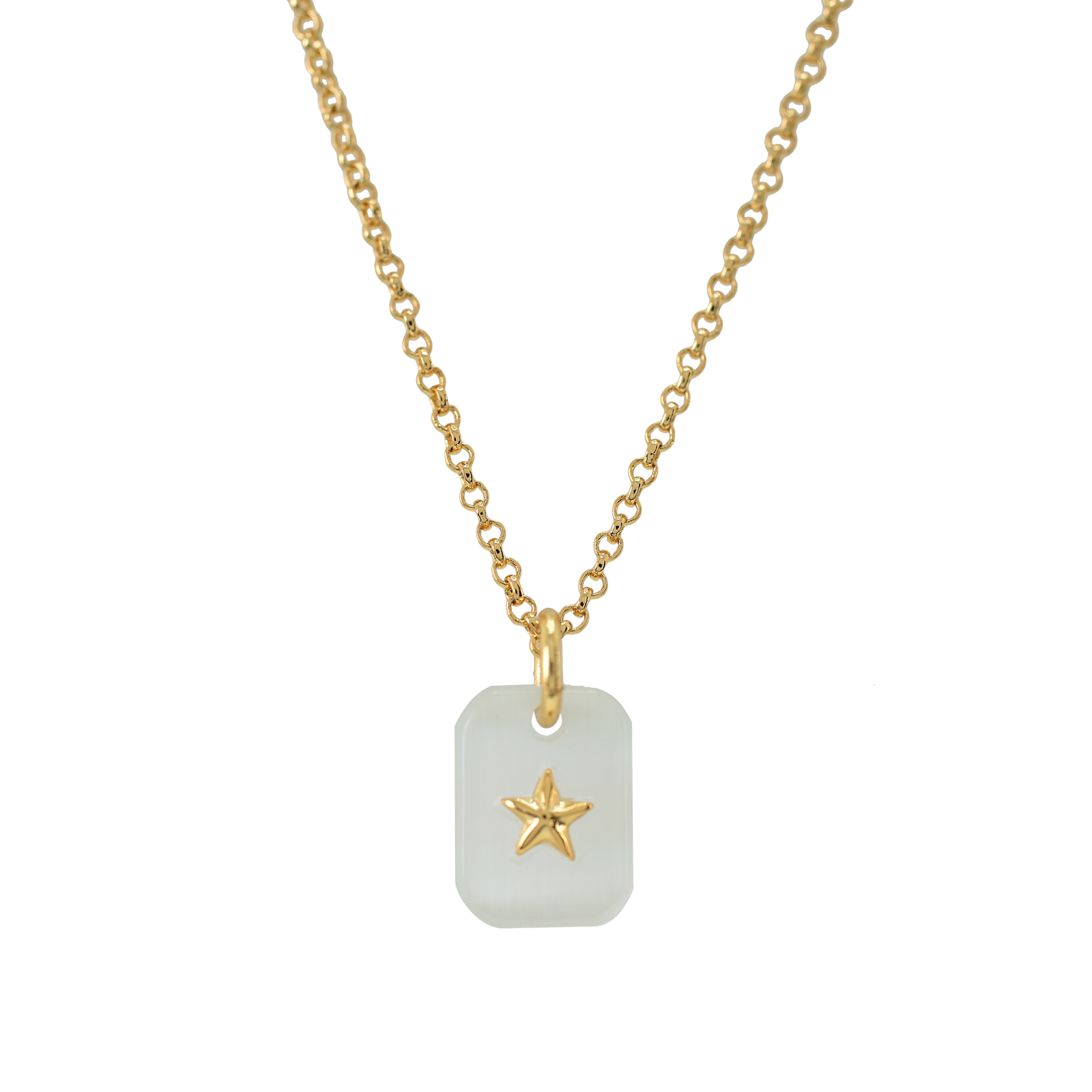 NECKLACE WITH STAR WITH CRYSTAL