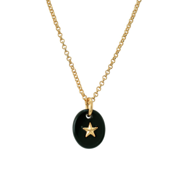 NECKLACE WITH STAR WITH CRYSTAL