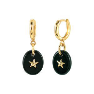 ARO CON ESTRELLA CON CRISTAL FACETADO