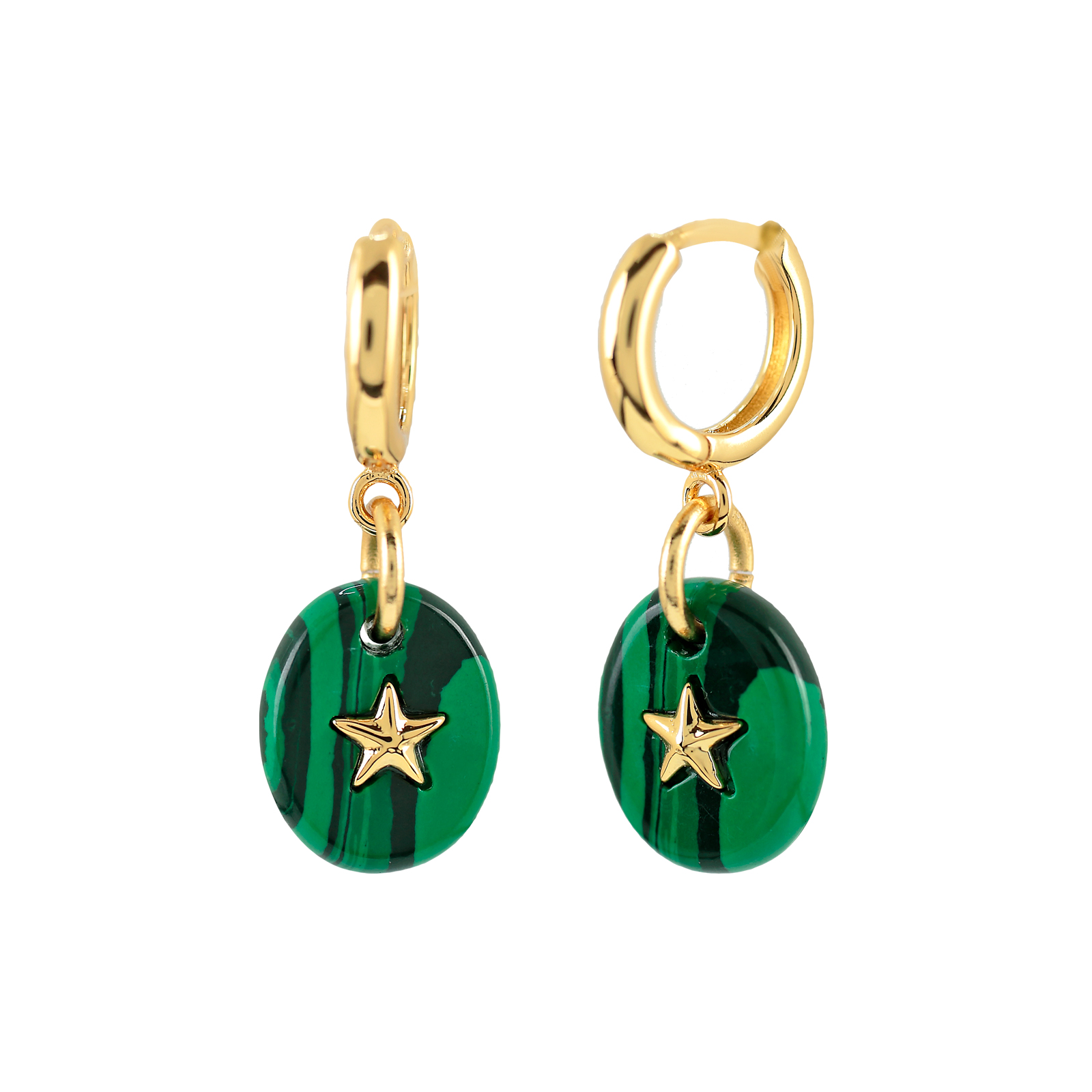 ARO CON ESTRELLA  CON CRISTAL FACETADO