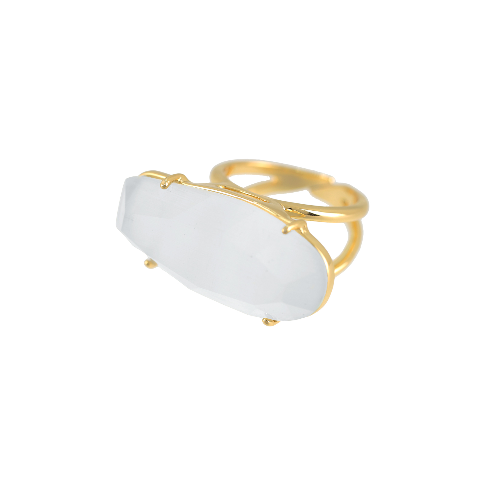 ANILLO TALLA UNIVERSAL CON PIEZA GRANDE DE CRISTAL