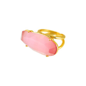 ANILLO TALLA UNIVERSAL CON PIEZA GRANDE DE CRISTAL