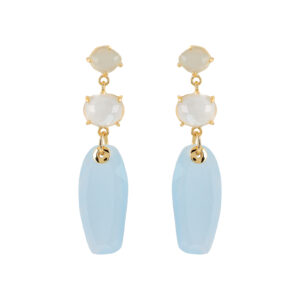 3 PIECE CRYSTAL EARRING