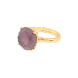 UNIVERSAL SIZE RING WITH CRYSTAL