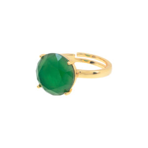 UNIVERSAL SIZE RING WITH CRYSTAL