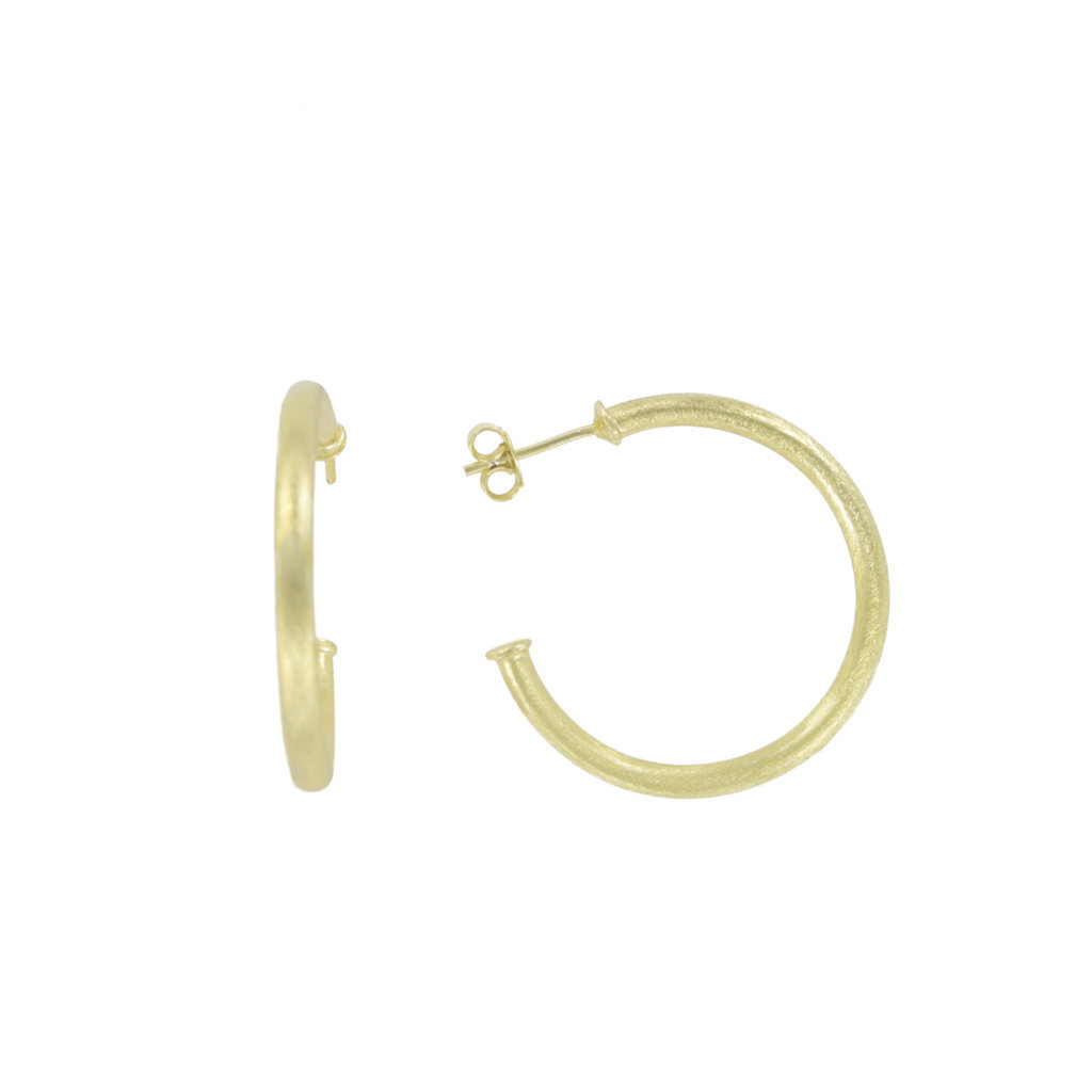 Aro chapado en oro  de 30mm 