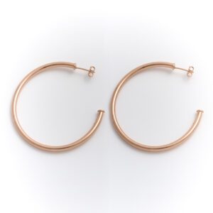 ARO CHAPADO ORO ROSA BRILLO 70 MM