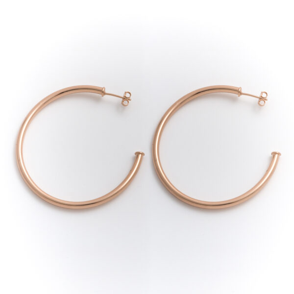 ARO CHAPADO ORO ROSA BRILLO 70 MM