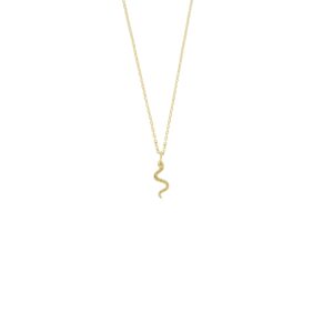 GOLD PLATED SNAKE NECKLACE