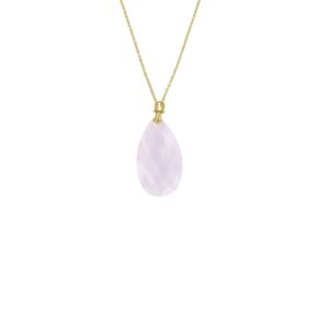 COLLAR LAGRIMA CRISTAL CON CADENA REGULABLE