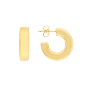 18 MM BRIGHT GOLD PLATED RING