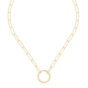 GOLD PLATED LINK NECKLACE 45 CM