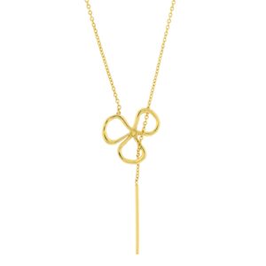 COLLAR DORADO 50 CM CLOVER GOLD PLATED