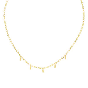 COLLAR DORADO COLECCIÓN TIN KLIN CHAPADO ORO