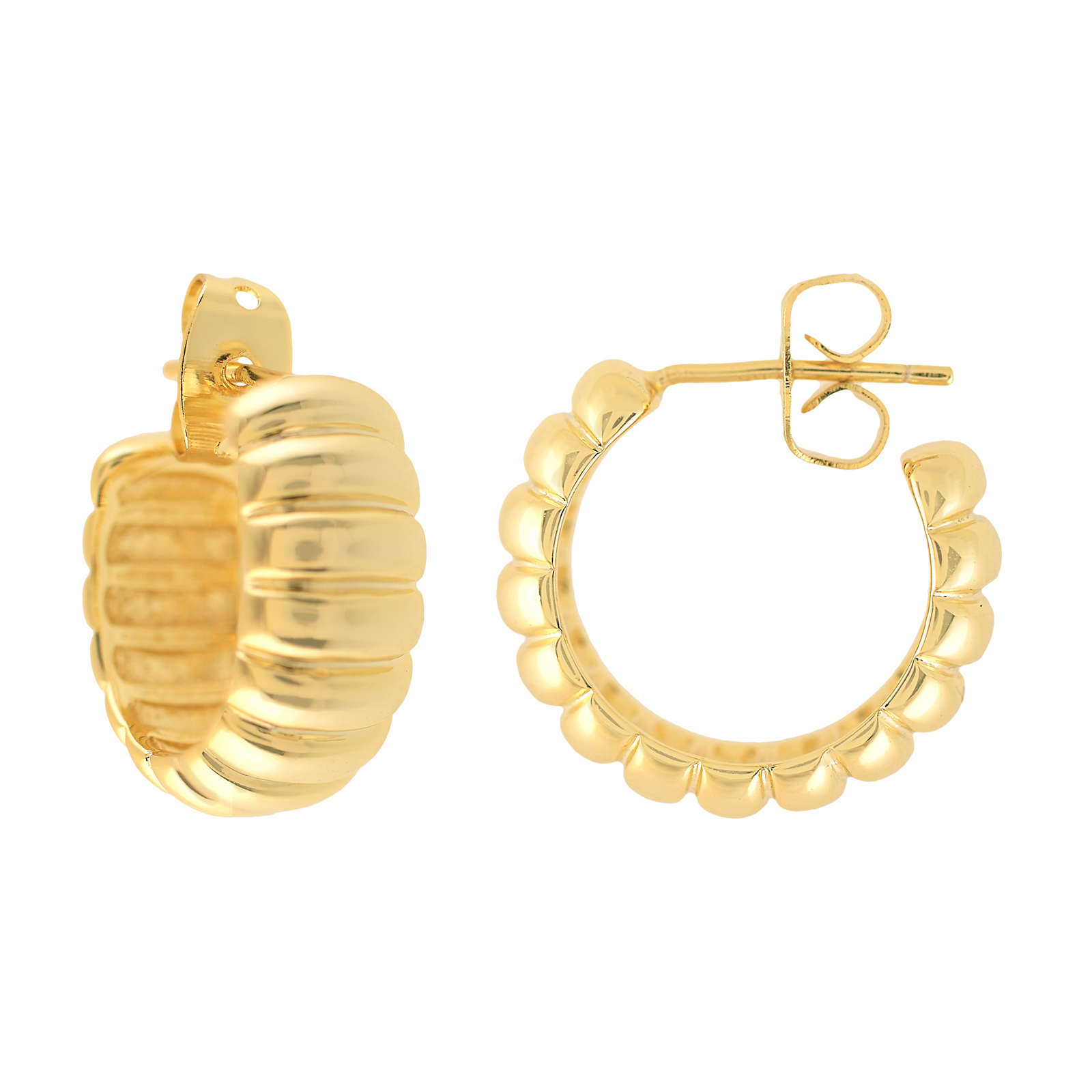 ARO 19MM CON DIBUJO CHAPADO ORO