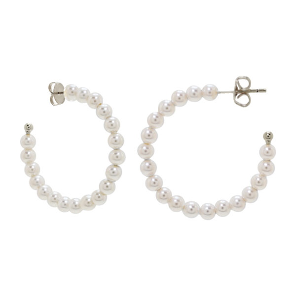 Pearl hoop 25mm