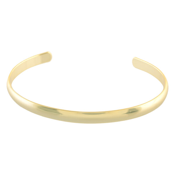 PULSERA ABIERTA CHAPADA EN ORO