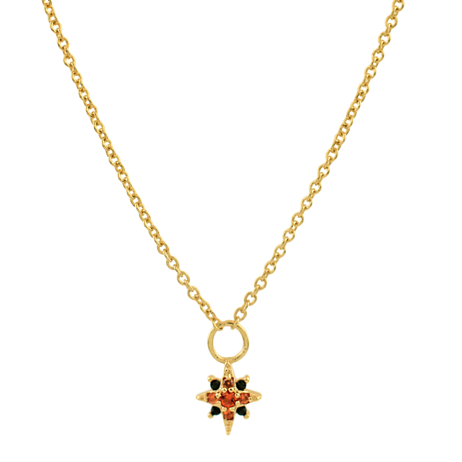 COLLAR ESTRELLA CON CIRCONITAS