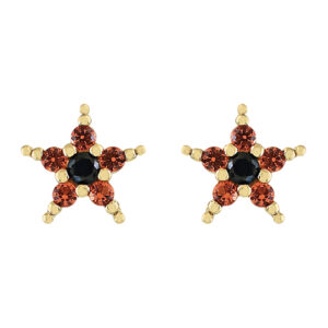 STAR EARRING WITH ZIRCONIA