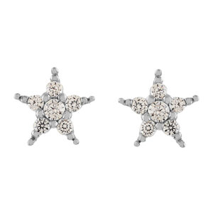 STAR EARRING WITH ZIRCONIA