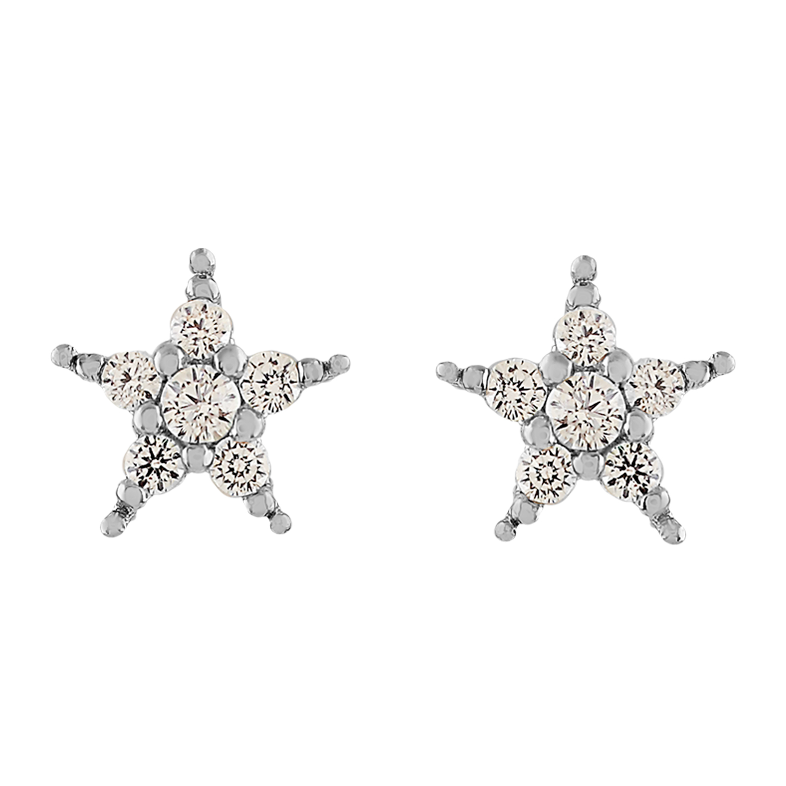 PENDIENTE ESTRELLA CON CIRCONITAS