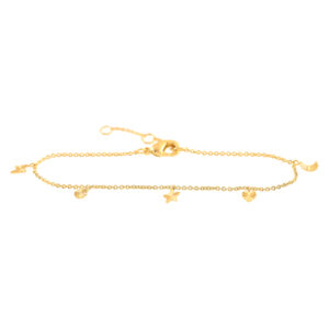 BRACELET WITH EMBOSSED PENDANTS