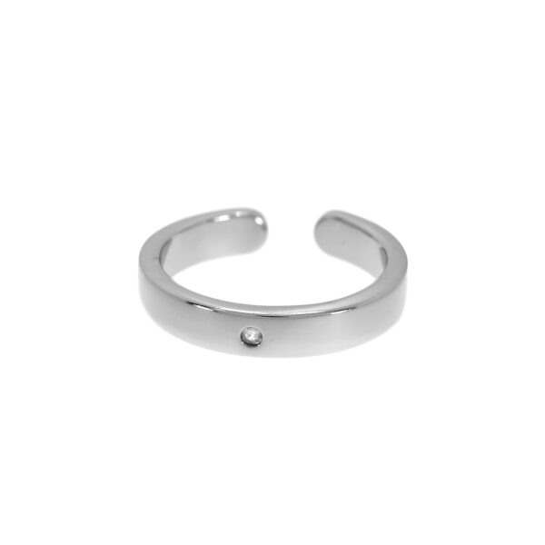 ANILLO UNIVERSAL LISO CON CIRCONITA