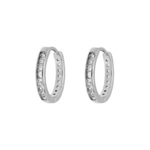 CLOSED RING WITH SQUARE ZIRCONIA