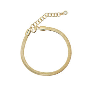 4MM MESH BRACELET WITH 16+3CM AND ZIRCONIA