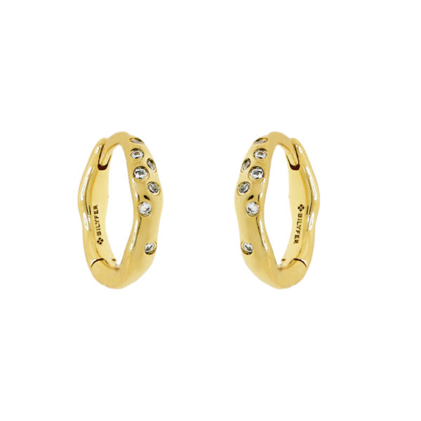 SHAPED HOOP AND 11MM ZIRCONIAS