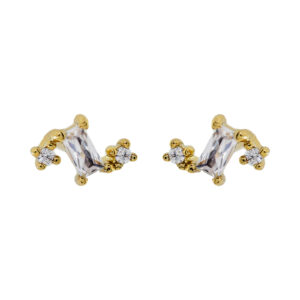 MINI EARRING WITH WHITE ZIRCONIAS