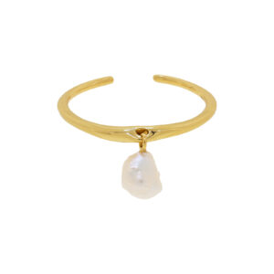 ANILLO TALLA UNIVERSAL CON PERLA DE RÍO