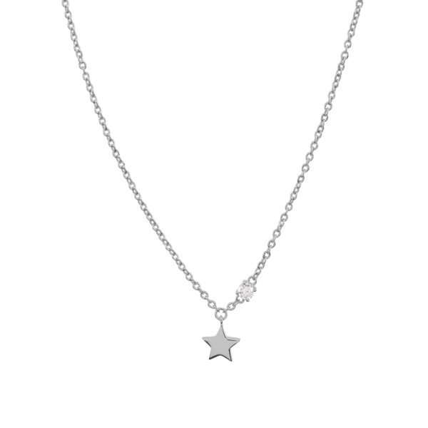 Collar estrella y circonita